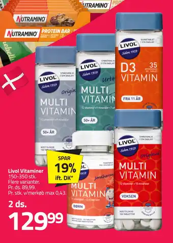 Fleggaard Livol Vitaminer tilbud