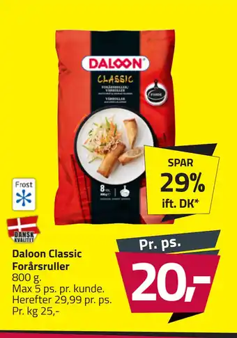 Fleggaard Daloon Classic Forårsruller tilbud