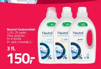 Fleggaard Neutral Vaskemiddel tilbud