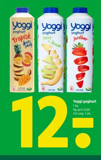 Coop 365 Yoggi yoghurt tilbud