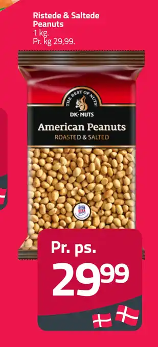 Fleggaard Ristede & Saltede Peanuts tilbud