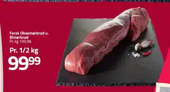 Fleggaard Fersk Oksemørbrad u. Bimørbrad tilbud