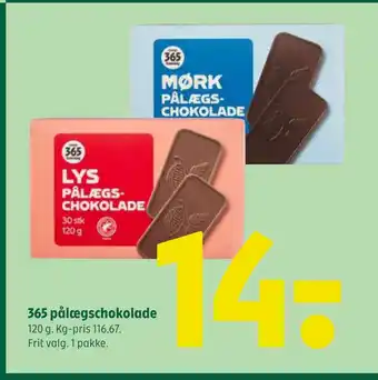 365 pålægschokolade