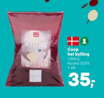 SuperBrugsen Coop hel kylling tilbud