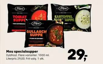 SuperBrugsen Mou specialsupper tilbud