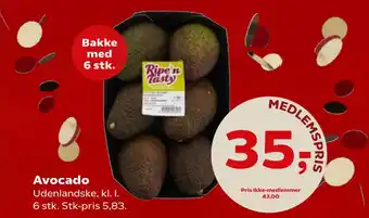 SuperBrugsen Avocado tilbud