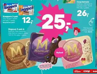 SuperBrugsen Magnum 3-pak is tilbud