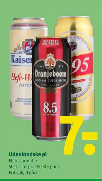 Coop 365 Udenlandske øl tilbud