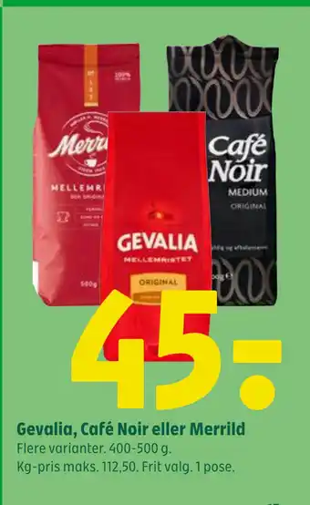 Coop 365 Gevalia, Café Noir eller Merrild tilbud