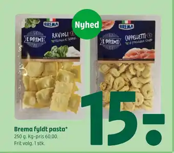 Brema fyldt pasta