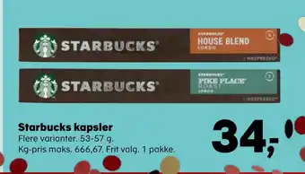 Starbucks kapsler