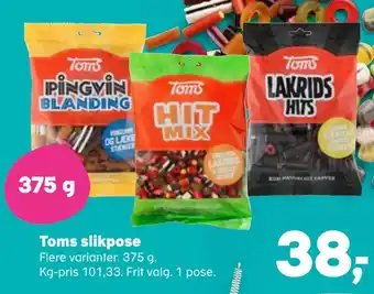 SuperBrugsen Toms slikpose tilbud