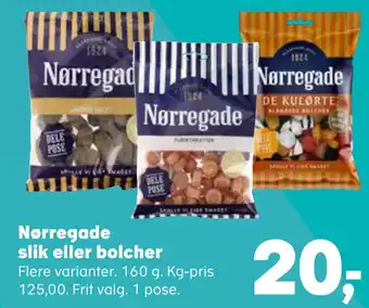SuperBrugsen Nørregade slik eller bolcher tilbud
