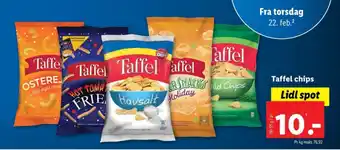 Lidl Taffel chips tilbud