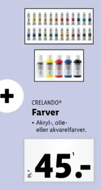Lidl CRELANDOⓇ Farver tilbud