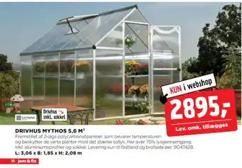 DRIVHUS MYTHOS 5,6 M²
