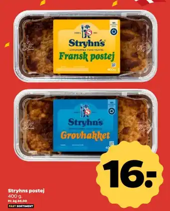 Netto Stryhns postej tilbud