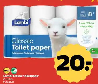 Netto Lambi Classic toiletpapir tilbud