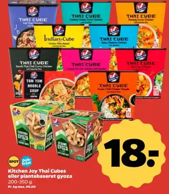 Kitchen Joy Thai Cubes eller plantebaseret gyoza