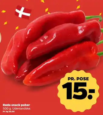 Netto Røde snack peber tilbud