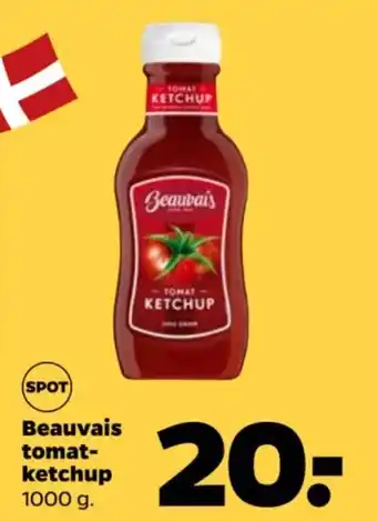 Netto Beauvais tomat-ketchup tilbud