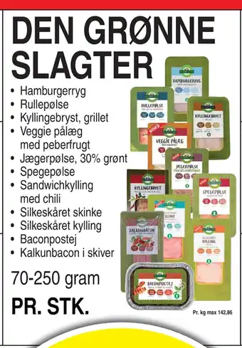 ABC Lavpris DEN GRØNNE SLAGTER tilbud