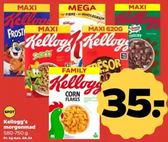 Netto Kellogg's morgenmad tilbud