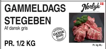 GAMMELDAGS STEGEBEN