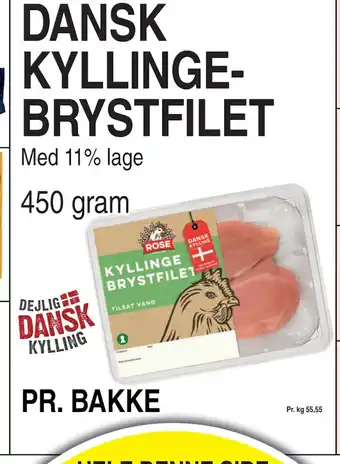 ABC Lavpris DANSK KYLLINGEBRYSTFILET tilbud