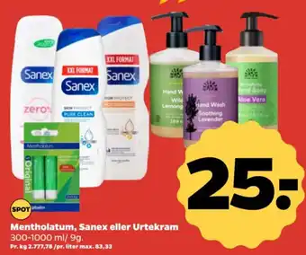 Netto Mentholatum, Sanex eller Urtekram tilbud