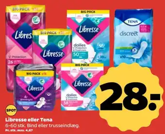 Netto Libresse eller Tena tilbud