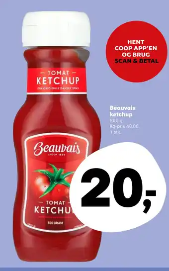 Kvickly Beauvais ketchup tilbud