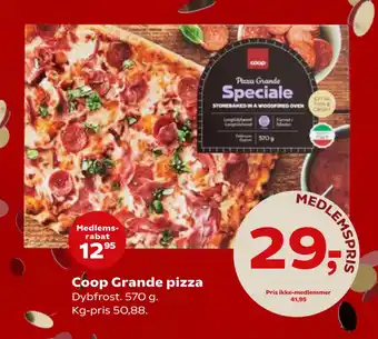 Coop Grande pizza