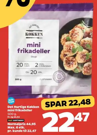 Netto Det Hurtige Køkken mini frikadeller tilbud