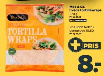 Netto Mex & Co. hvede tortillawraps tilbud