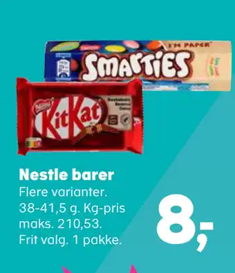 Kvickly Nestle barer tilbud
