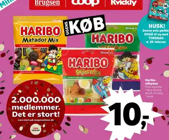 Kvickly Haribo slikpose tilbud