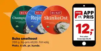 Kvickly Buko smelteost tilbud