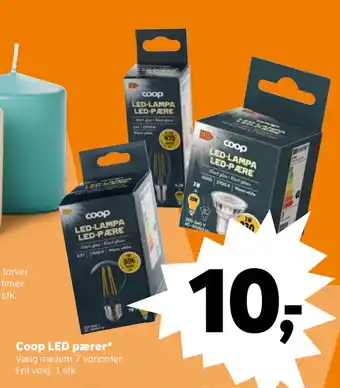 Kvickly Coop LED pærer tilbud