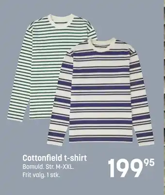 Kvickly Cottonfield t-shirt tilbud