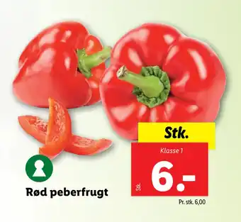 Lidl Rød peberfrugt tilbud