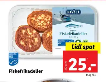 Lidl Fiskefrikadeller tilbud