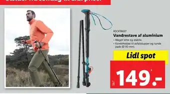 Lidl Vandrestave af aluminium tilbud