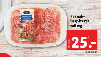 Lidl Franskinspireret pålæg tilbud