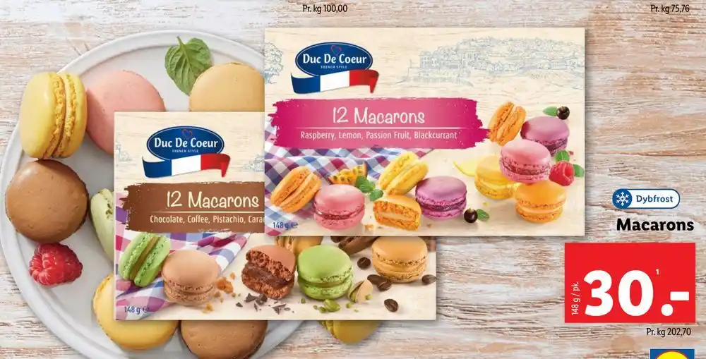 Macarons tilbud hos Lidl