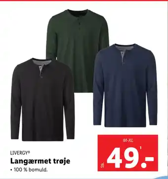 Langærmet trøje
