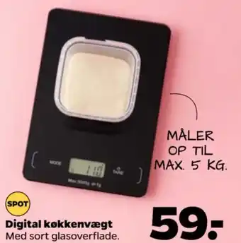 Netto Digital køkkenvægt tilbud