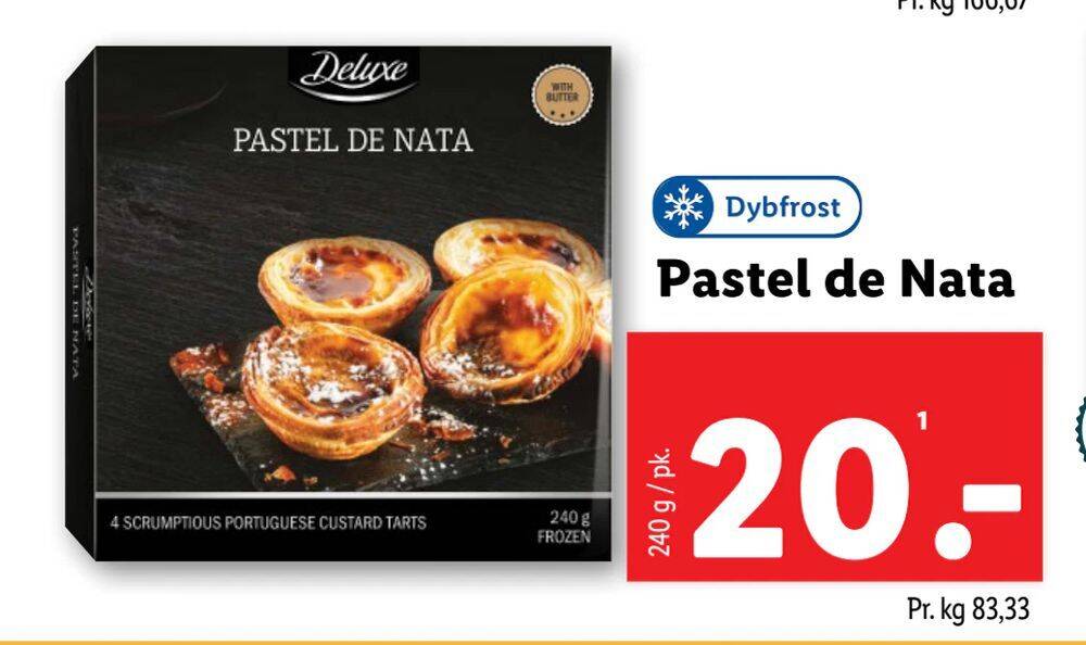 Pastel de Nata tilbud hos Lidl