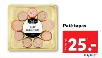 Lidl Paté tapas tilbud