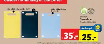 Lidl Skærebræt tilbud